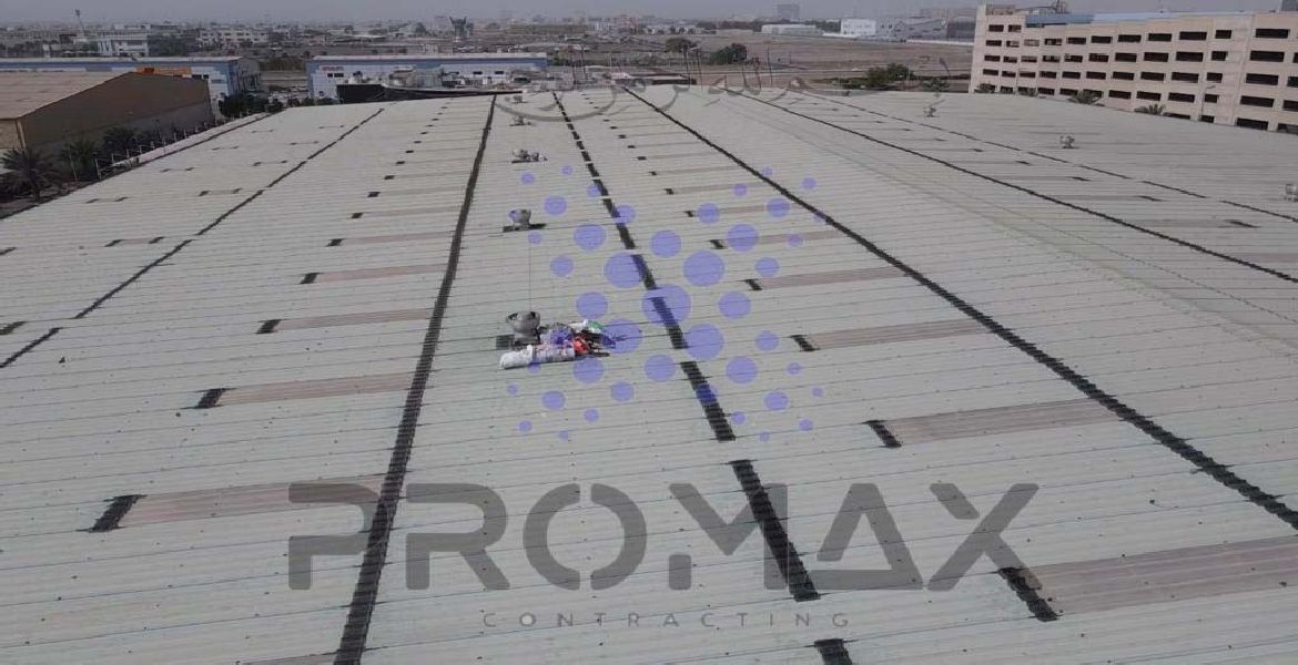 Lulu - metal roof waterproofing project by Promax in Dubai, UAE